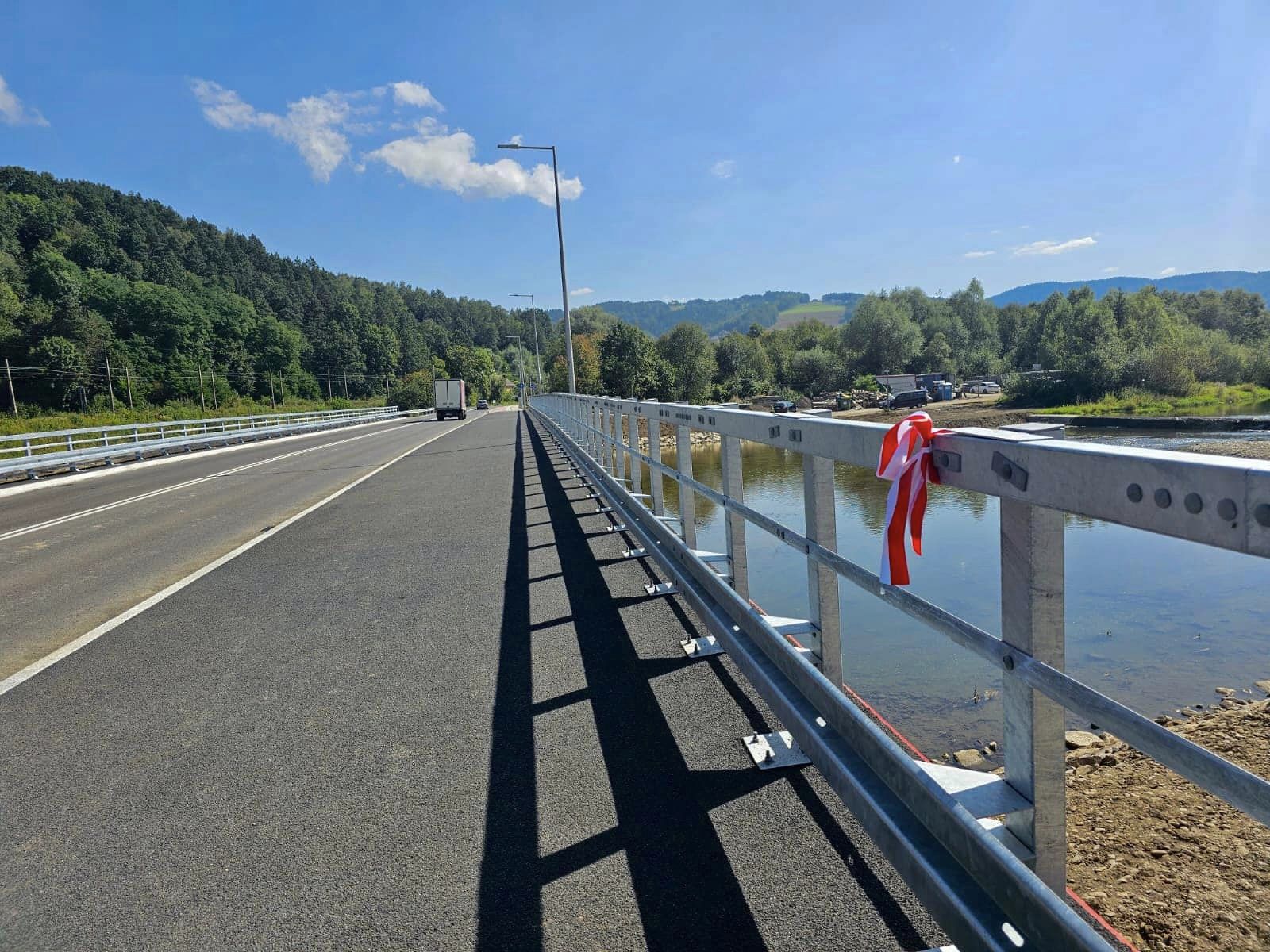 08.09.2023 r. Oficjalne otwarcie mostu na rzece Kamienicy w Nowym Sączu