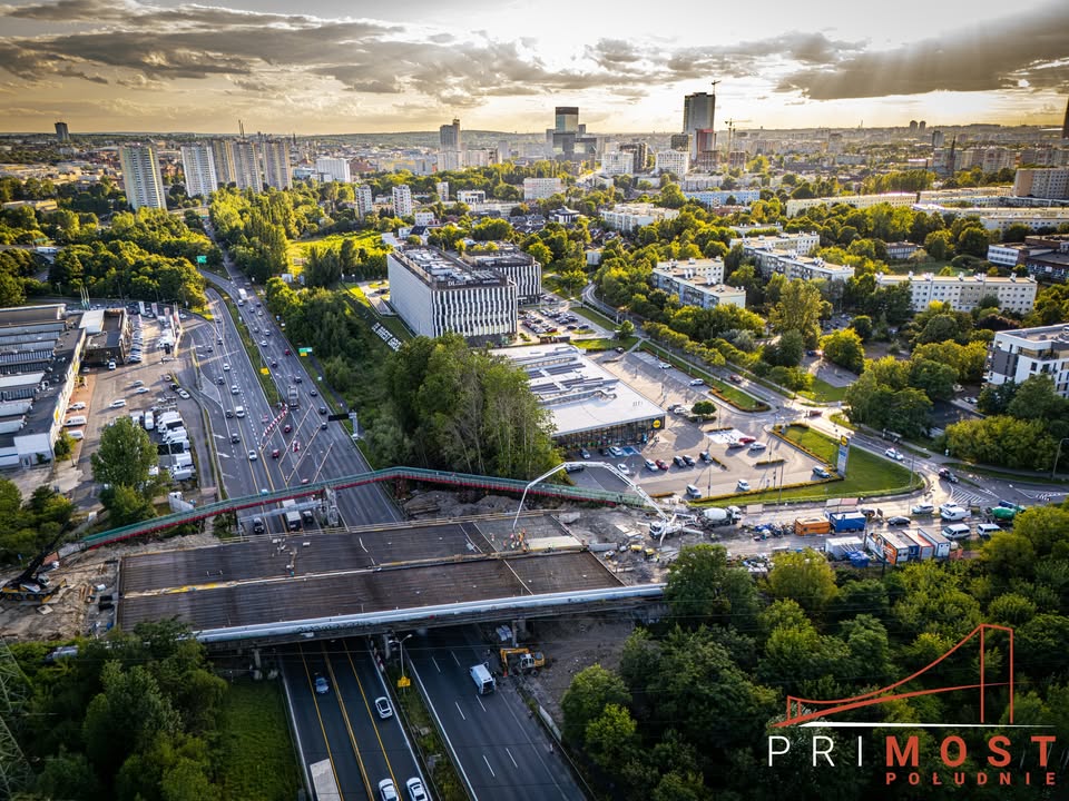Postęp na wiadukcie nad trasą S86 w Katowicach!